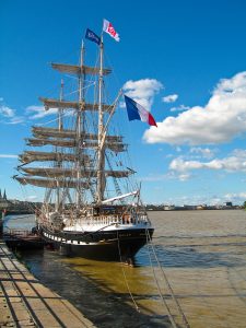Le Belem accosté au port
